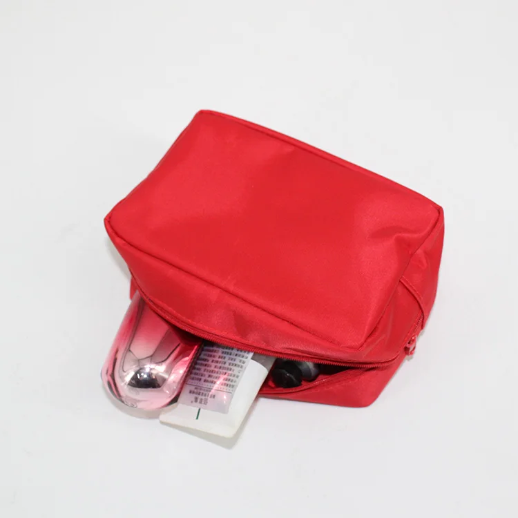 

Custom polyester printed waterproof zippered small pouch cosmetic bag, Customized