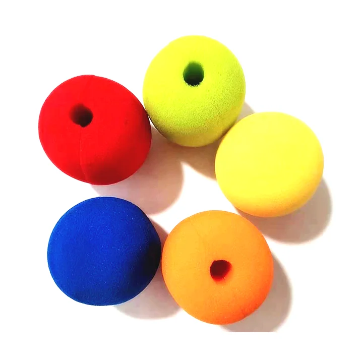 

High Quality YXH Foam 2"x2" Blue Sponge Clown Nose