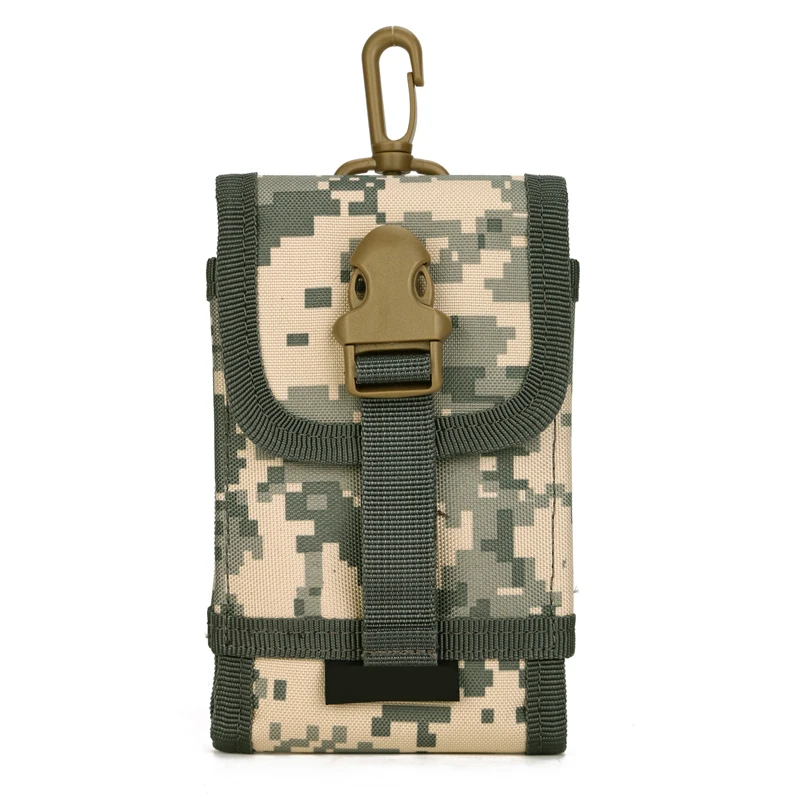 

5.0-6.5 inches Holster For Phones MOLLE Army Camouflage Bag Hook Loop Belt Pouch Holster Case Sports Pouch Outdoor Waist Fundas, Multi color