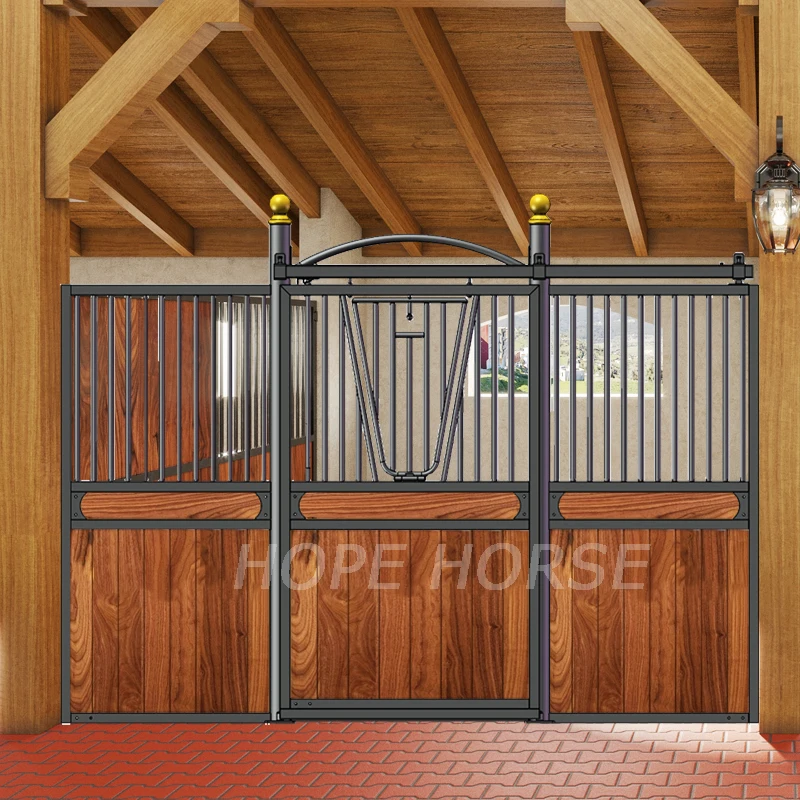 
Husbandry equipment Horse stable with sliding door 