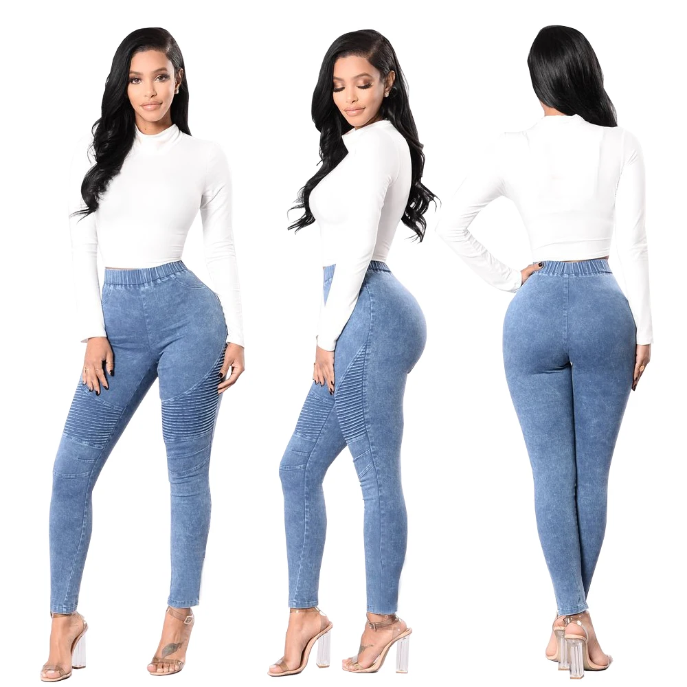 

APOLLO New Arrival Stretched Women Jeans Long Tight Denim Fashion Skinny Pants Girls Jeans