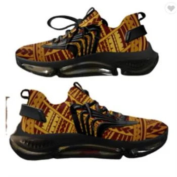 

Cheap Footwear Running Shoes Man Shoes Sneaker Casual Custom Polynesian Tribal Pattern Fashion Male Casual Men Shoes Upper