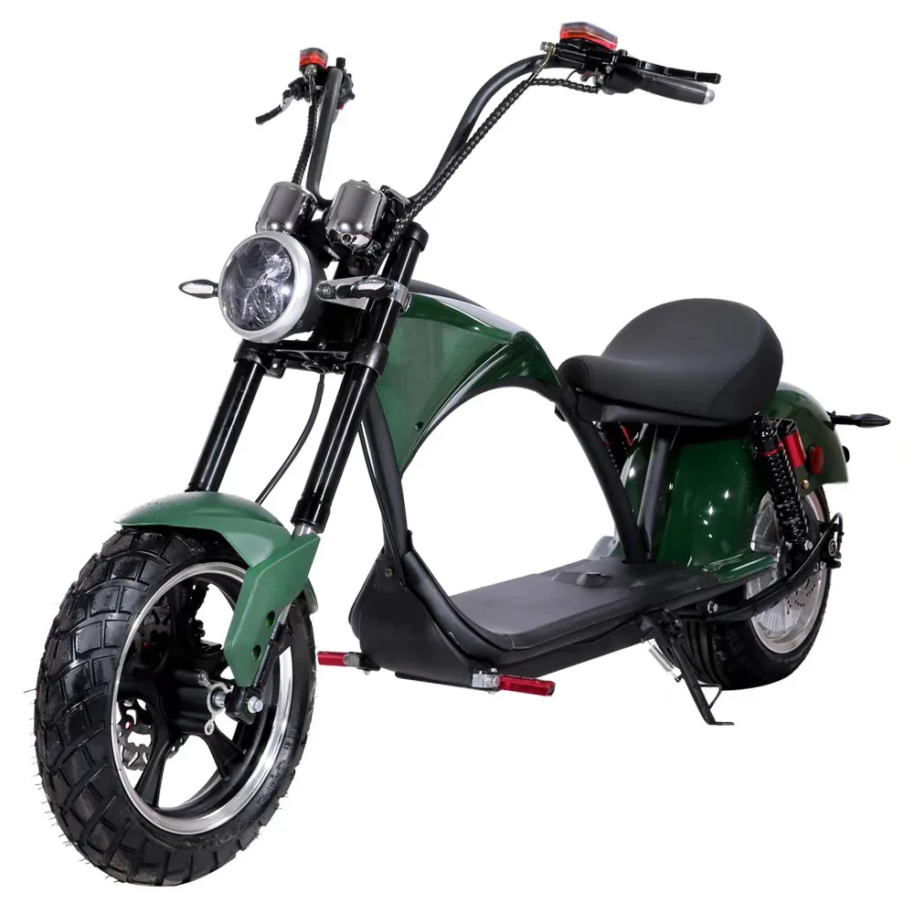 

EEC COC Fat Tire 20A Battery City coco 60km Range Electric Scooters Free Tax Hot Selling Citycoco EU Warehouse Zero 10x Scooter, Black, red, yellow, blue, pink, green