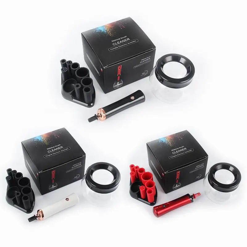 
Amazon Hot Electric Dryer Machine 360 Rotating Make up Brushes Cleaner and drying Private Label Makeup Brush Cleaner 