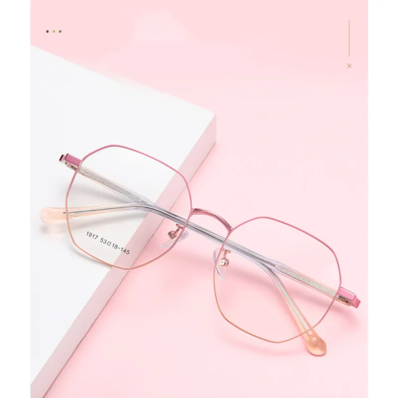 

2022 Acetate Metal mixed Frames Fashion Core Temple Manufacture Acetate Advance Optical Frames, 4 colors