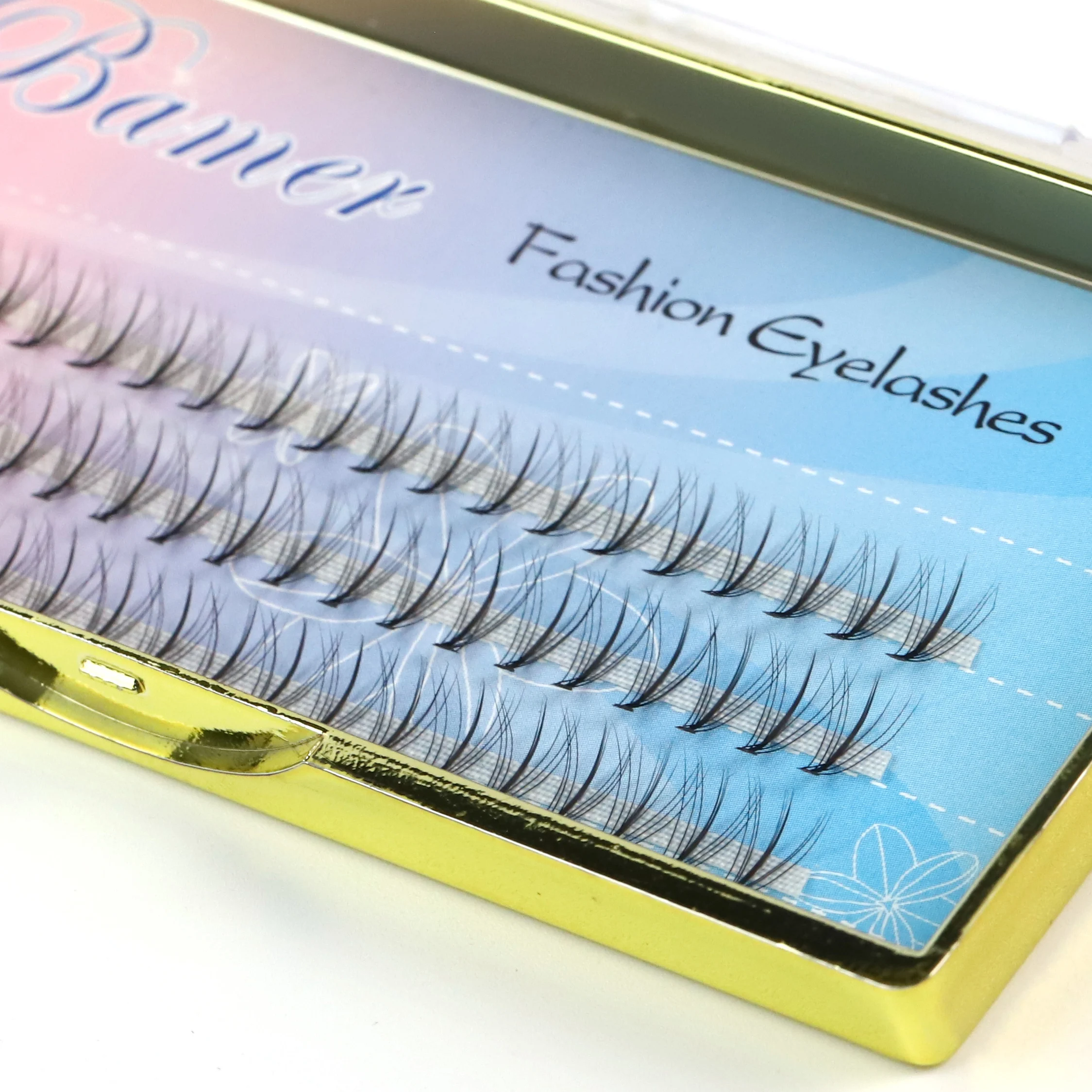 

top selling individual lash boxes korean fans eyelash extensions cluster lashes