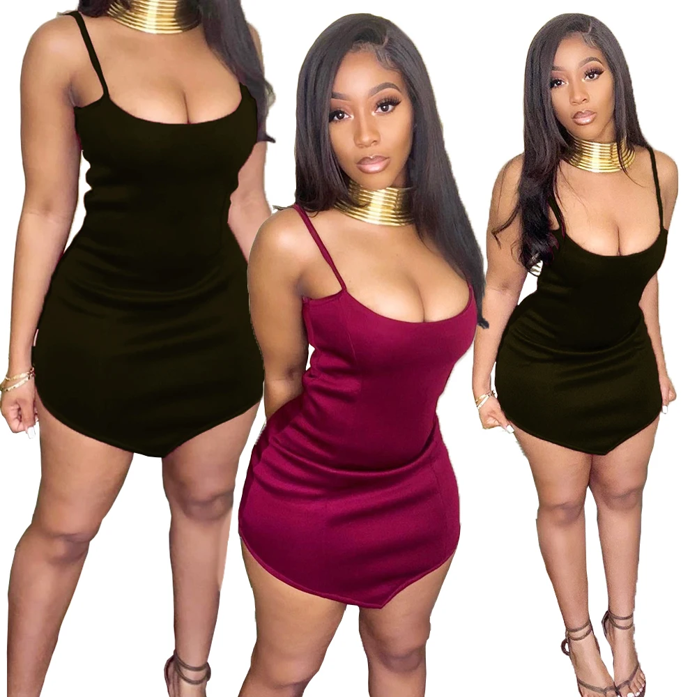 

2021 new clothing dress sexy short-sleeved Elasticity summer Halter Club High Quality dress