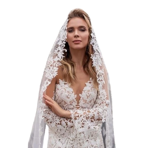 

Fashion Formal Sexy deep V long sleeve Wedding Dress For women, Customized colors