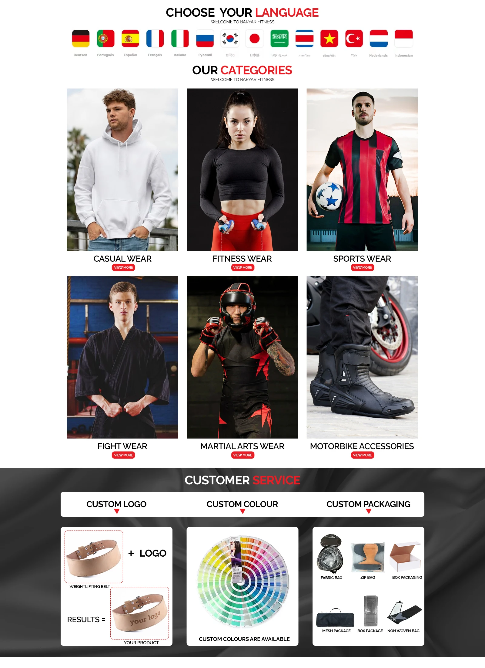 Company Overview - BARYAR FITNESS