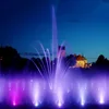 Cost saving garden fountain with LED underwater lights