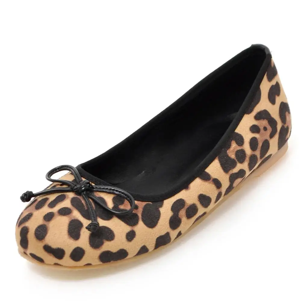 

2021 New Fashion Casual Bow Adorned Round Toe Slip on Ballet Women Flat Shoes lace up