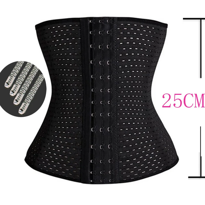 Breathable Women Postpartum Girdle Belt 3 Hooks Hollow Out Slim Belts Slimming Waist Trainer