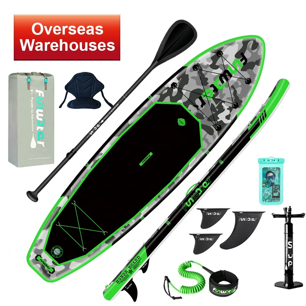 

FUNWATER Drop Shipping sup-board folding paddleboard inflatable longboard surfboard inflatable stand up paddle board