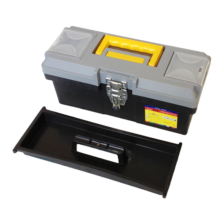 

13 Inch Portable Toolbox Large Plastic Hardware Toolbox Home Multi-function Maintenance Tool Storage Box Car Boxes