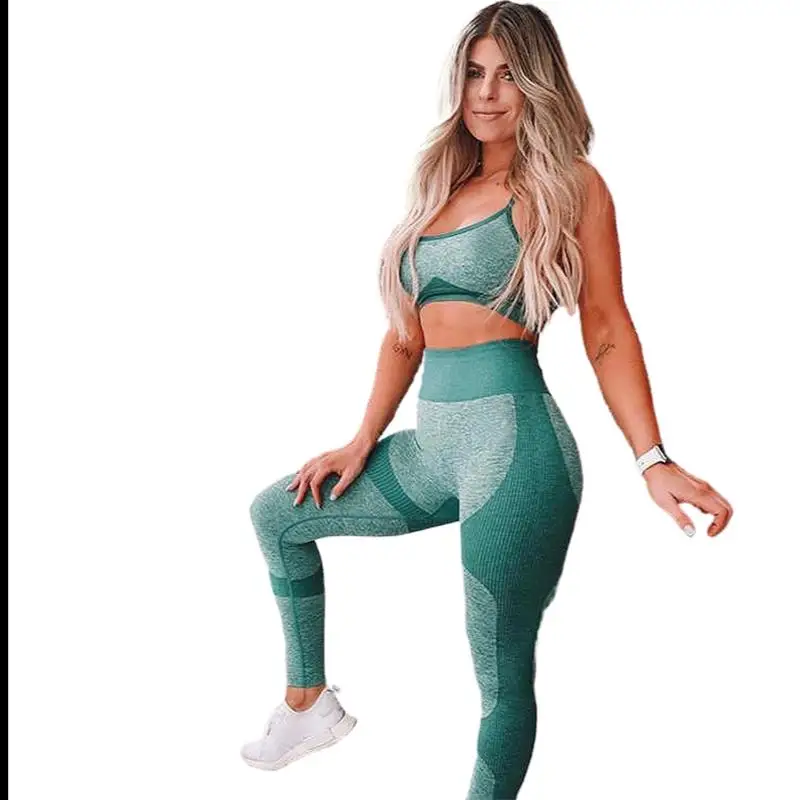 

2021 Hot sale custom logo women nylon gym wear fitness seamless sport yoga Bra