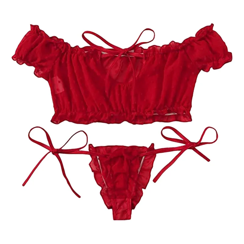 

Hot-Selling New Sexy Women'S Strapless Short Three-Point Underwear Sexy Lingerie