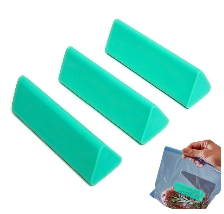 
Sous Vide Weights  (3 pack 18.5oz in total) Safe Food Grade BPA Free Silicone and 304 stainless steel inside 