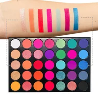 

Private Label Eye Makeup High Pigment Custom Eye Shadow Glitter Cosmetics Neutral 39 Colors Eyeshadow