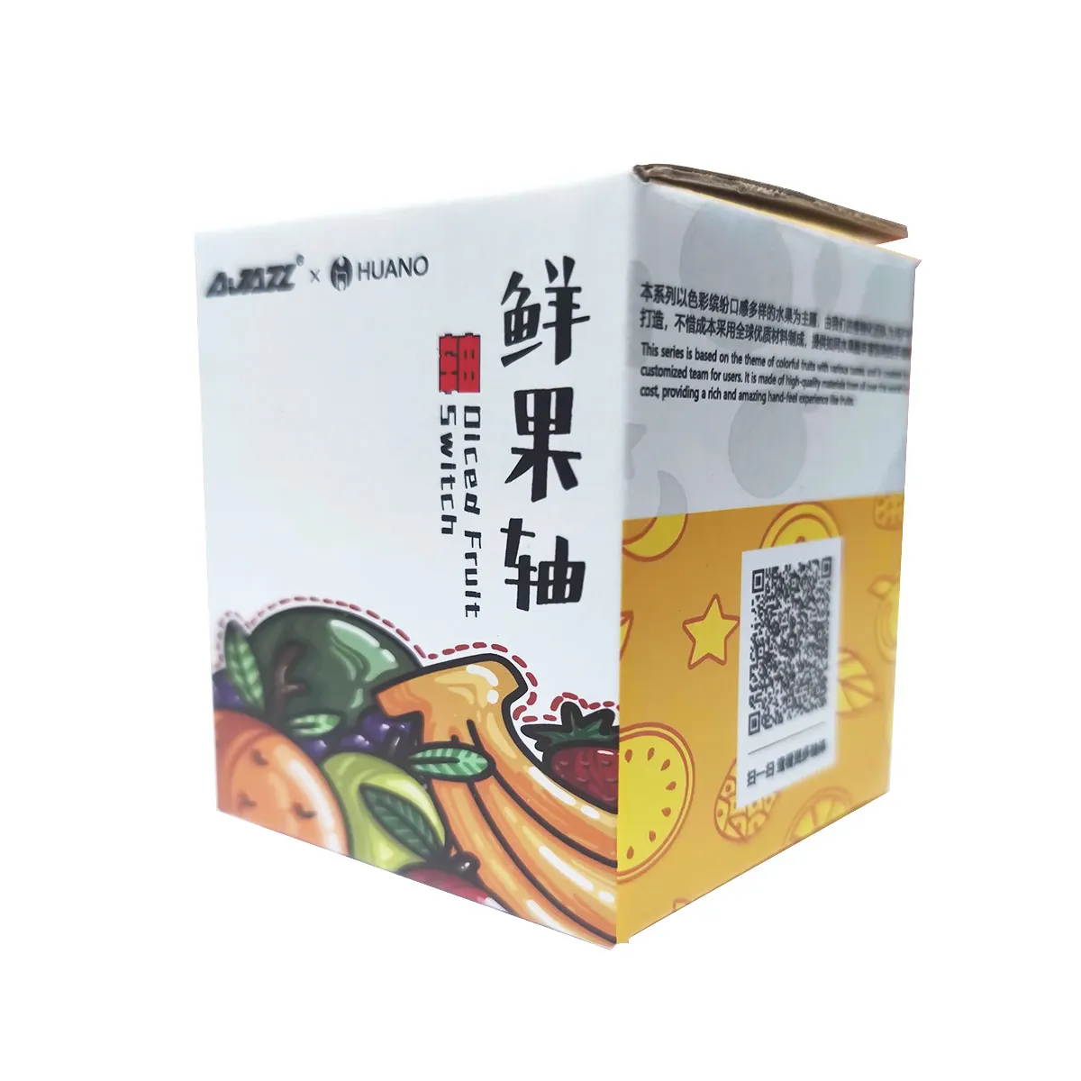 

PET food grade transparent material banana Peach switch DIY