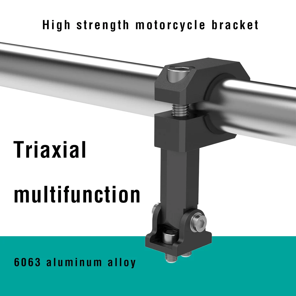 Soporte de faro de motocicleta Soporte de abrazadera de faro de montaje lateral Moto Soporte de luz de montaje Soporte de l/ámpara de cabeza ajustable Abrazadera Tubo de horquilla39-41mm con arandelas