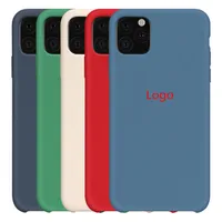 

2019 New Offical Original Silicone For apple 7 8 Plus 11 pro max Phone Cases with logo, for iphone x silicone phone case