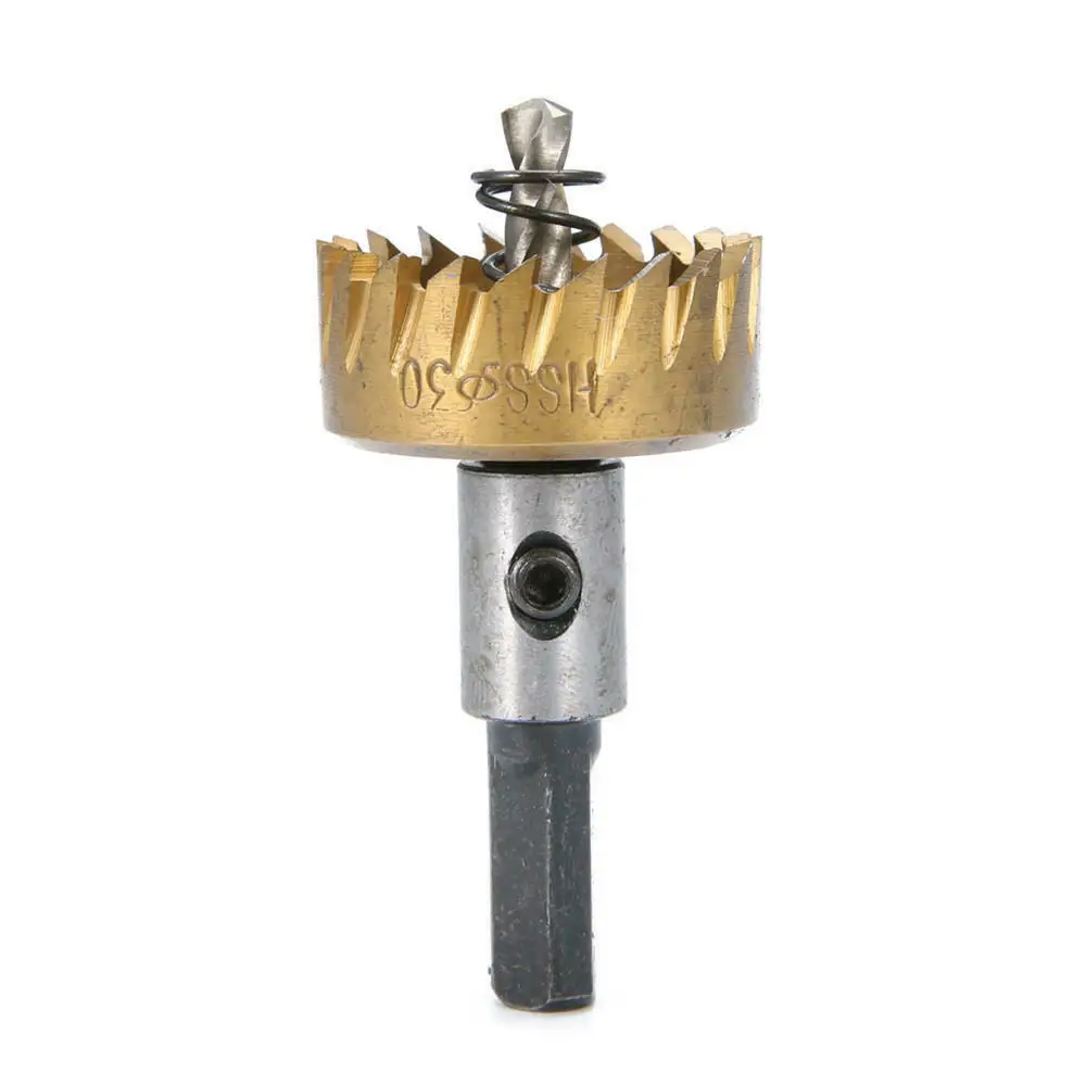 
5pcs HSS 6542 Titanium Coated Hole Sawtooth HSS Hole Saw Cutter Dril 