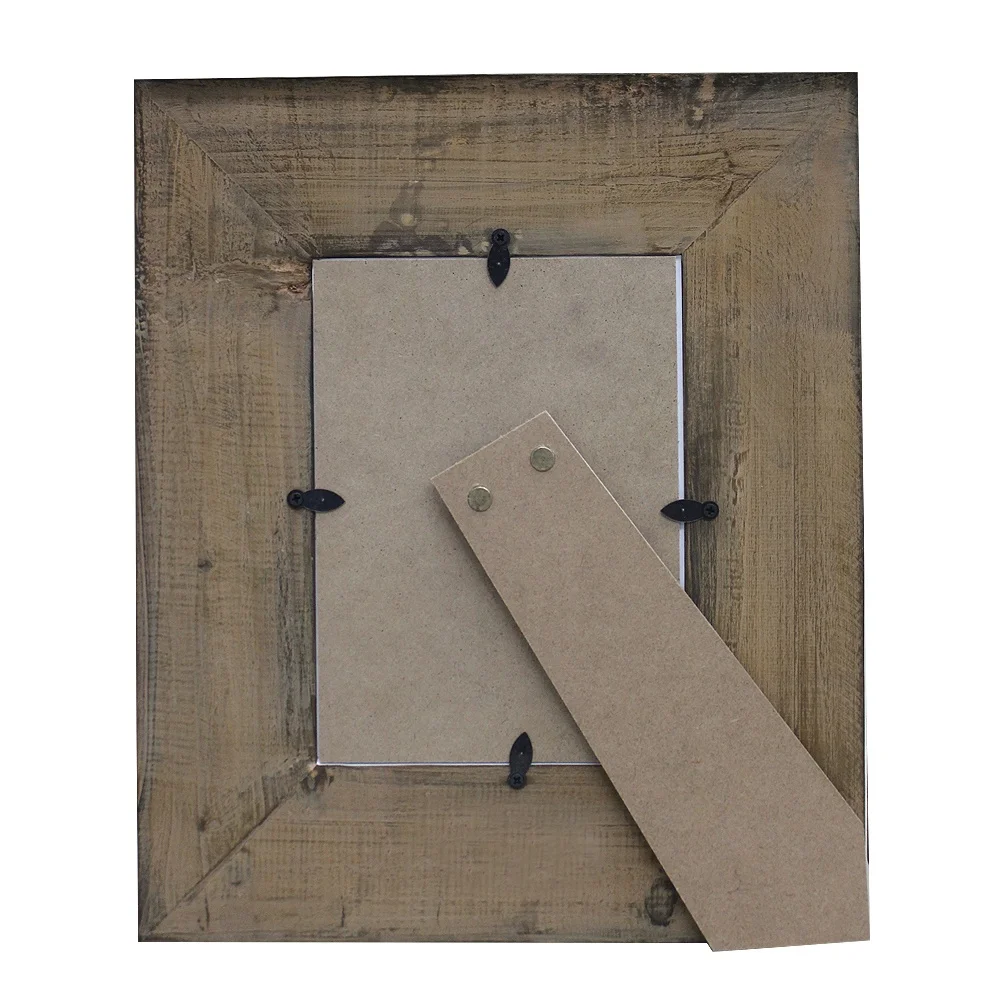 Luckywind Wholesale Rustic Vintage 4x6 Wooden Picture Frame Rustic