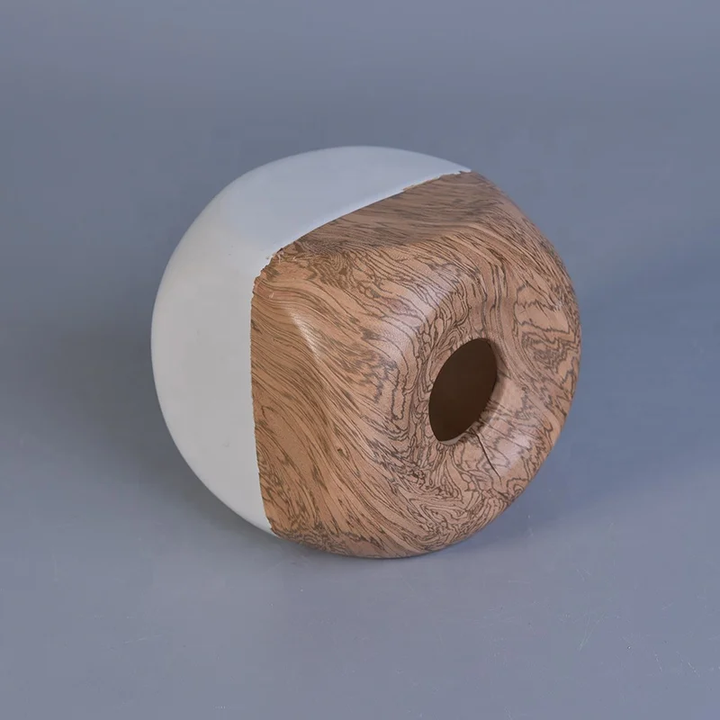 Special glaze ceramic candle vessel votive candle holder home decoration suppliers