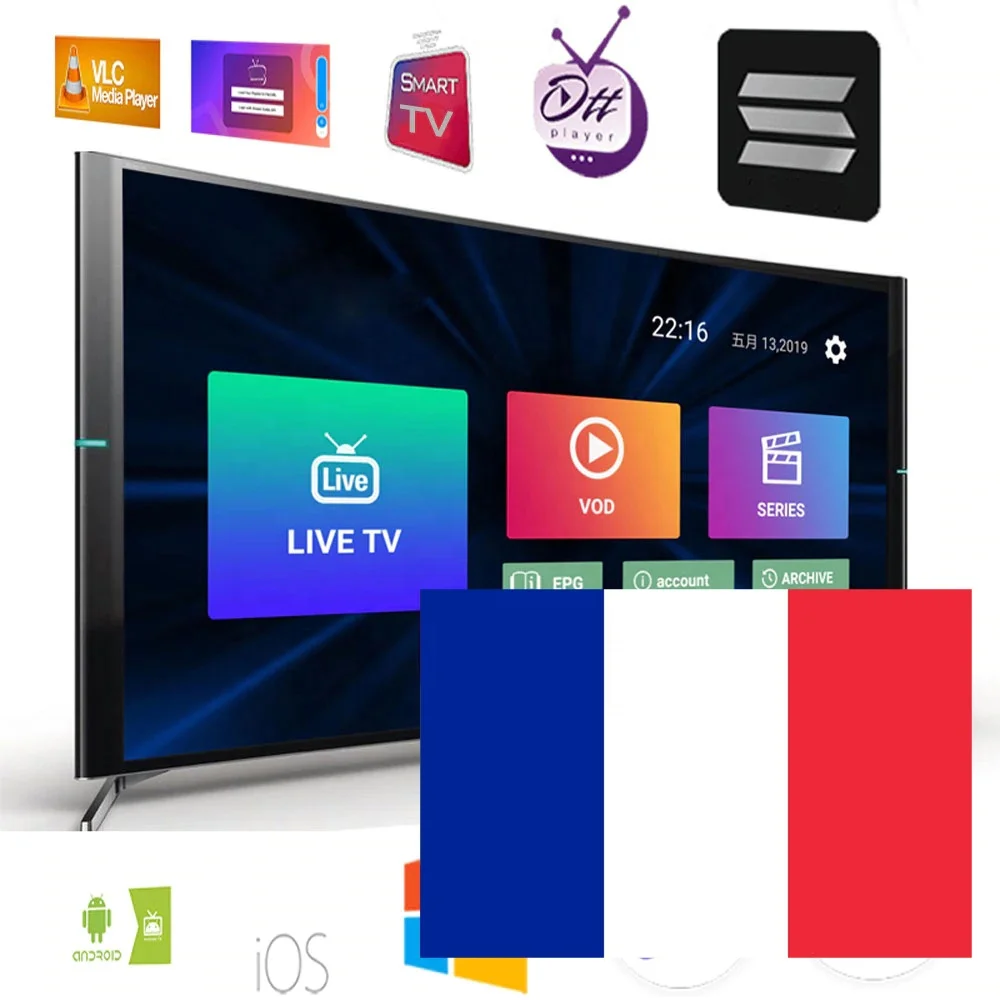 

Europe France IPTV Subscription 1 Year Account Premium Ultra QHDTV Support m3u Android Set Top Box Tv Stick Laptop IOS Phone PC