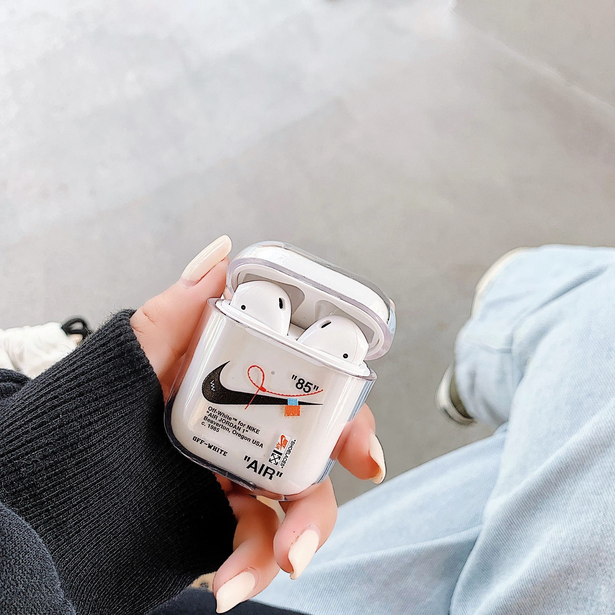 
Lovely Fruit Custom Design Clear Plastic Cartoon Transparent Airpods 2 Case 