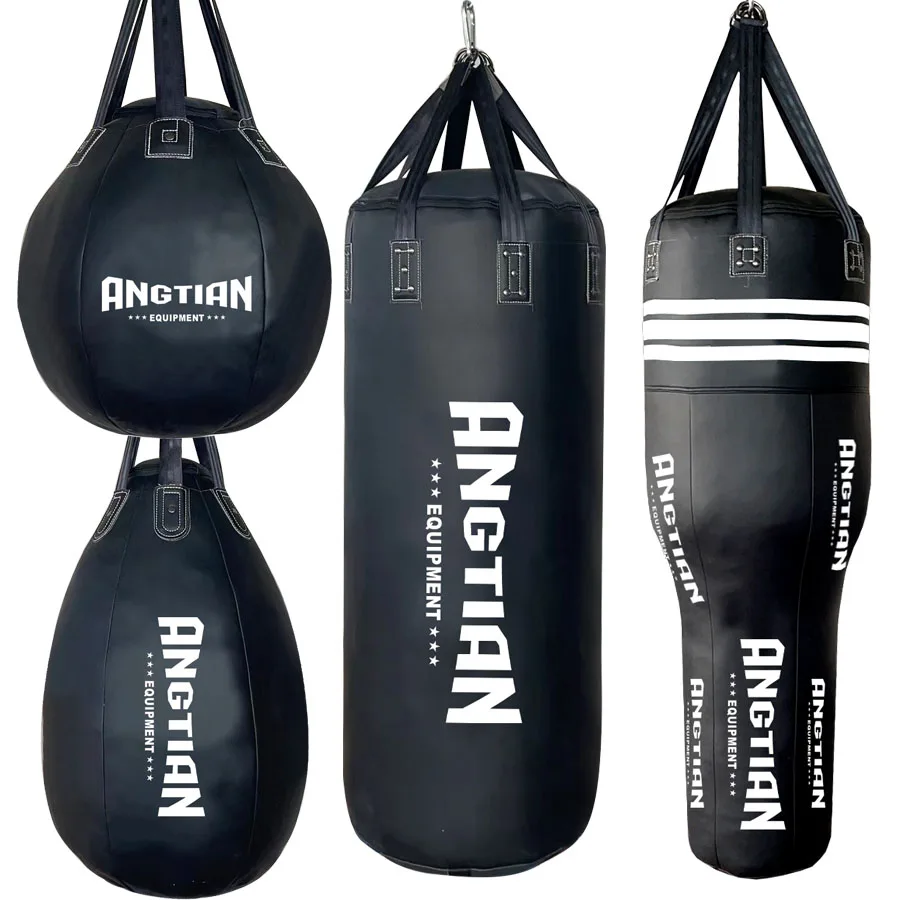 ANGTIAN Factory Produce Pro Boxing Punching Heavy Bags/ Hanging Fitness Training Sandbags