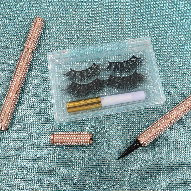 

Mink eyelashes vendor water activated eyeliner magic eyeliner adhesive