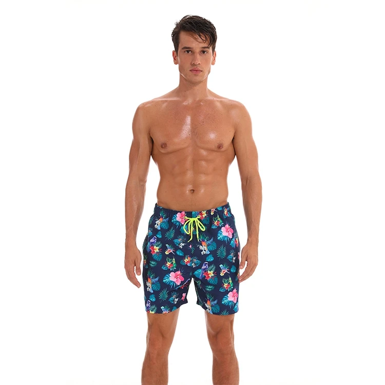 

Factory Supply Colorful Parrot Attractive Price Means Mens Beach Set Shorts