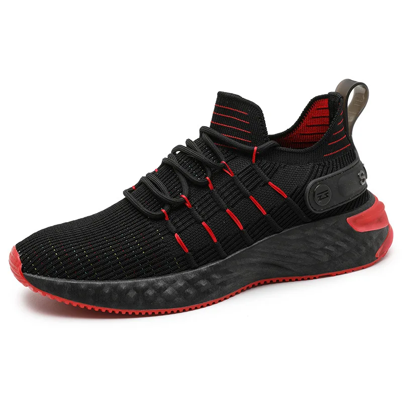 

Latest Design Men Contrast Color Lace-up Thick Bottom Sport Shoes Lightweight Sneakers, Picture