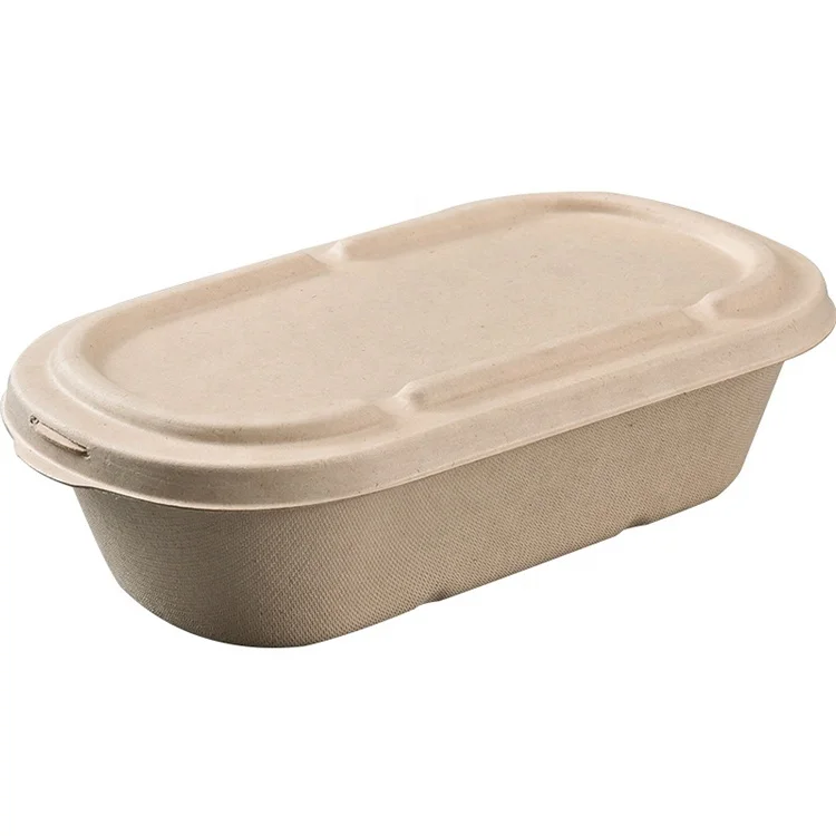 

Eco-Friendly Biodegradable Corn Starch Food Container, Disposable Lunch Box, White