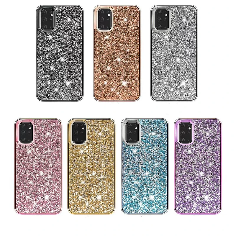 

Fashion Bling Protection Phone Case For Samsung Galaxy S22 S21 S20 Plus Ultra Girly Glitter Shockproof TPU+PC Diamond Case