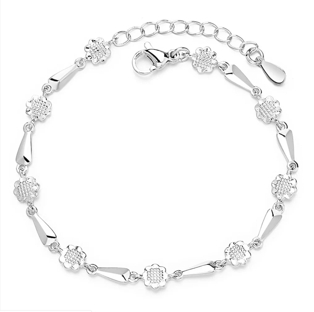 

Go Ali baba Multi Styles Free Choice White Gold Plated Quality Brass Crystal Zircon Women Girl Bracelet Jewelry Gift, Gold , silver