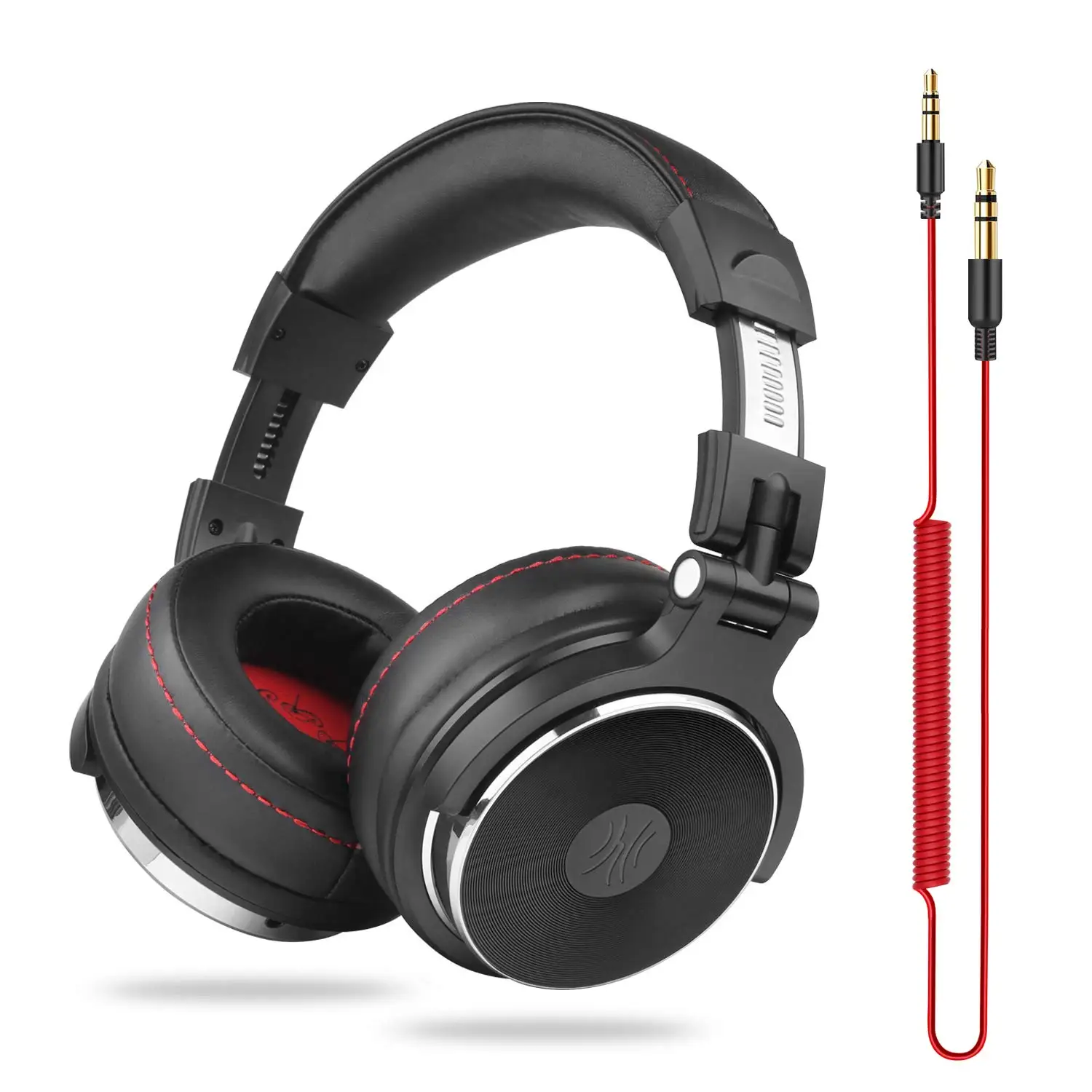 

Newest OneOdio Pro-50 DJ Headset With In-line Mic Headphones High Bass For Mastering Mixing, Black