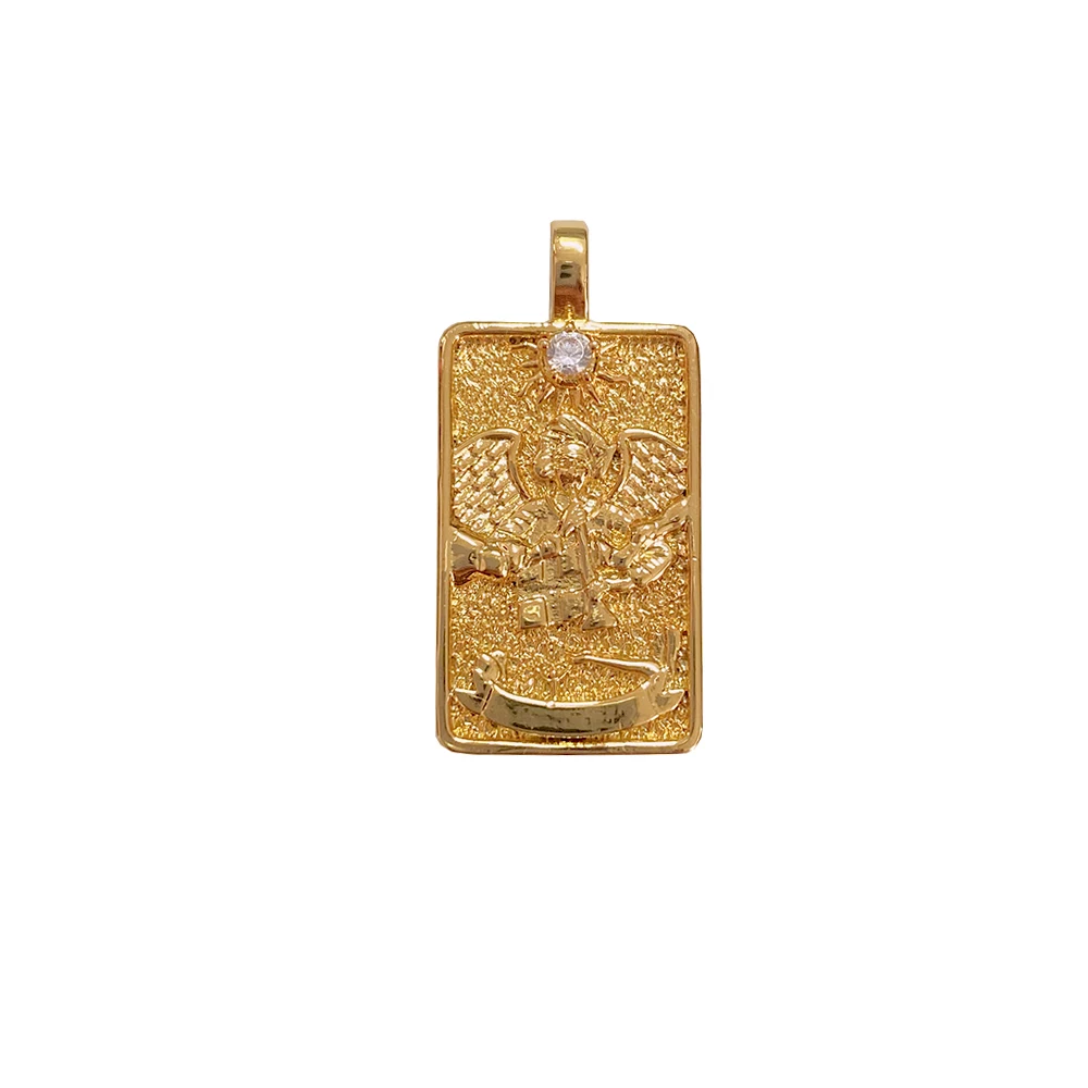 

Greece life fraternity sorority zeta phi beta tarot pendant jewelry charm square gold plated bronze necklace earring accessories, Golden