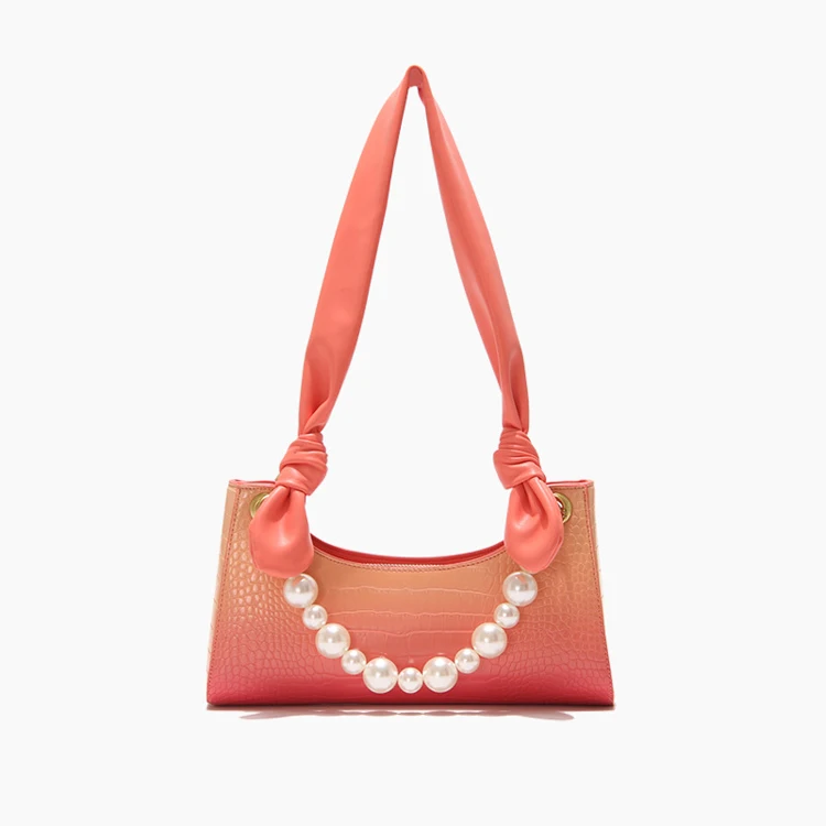 

Colorful Trendy Crocodile Shoulder Bag Orange Purses Handbags Luxury 2021 Popular