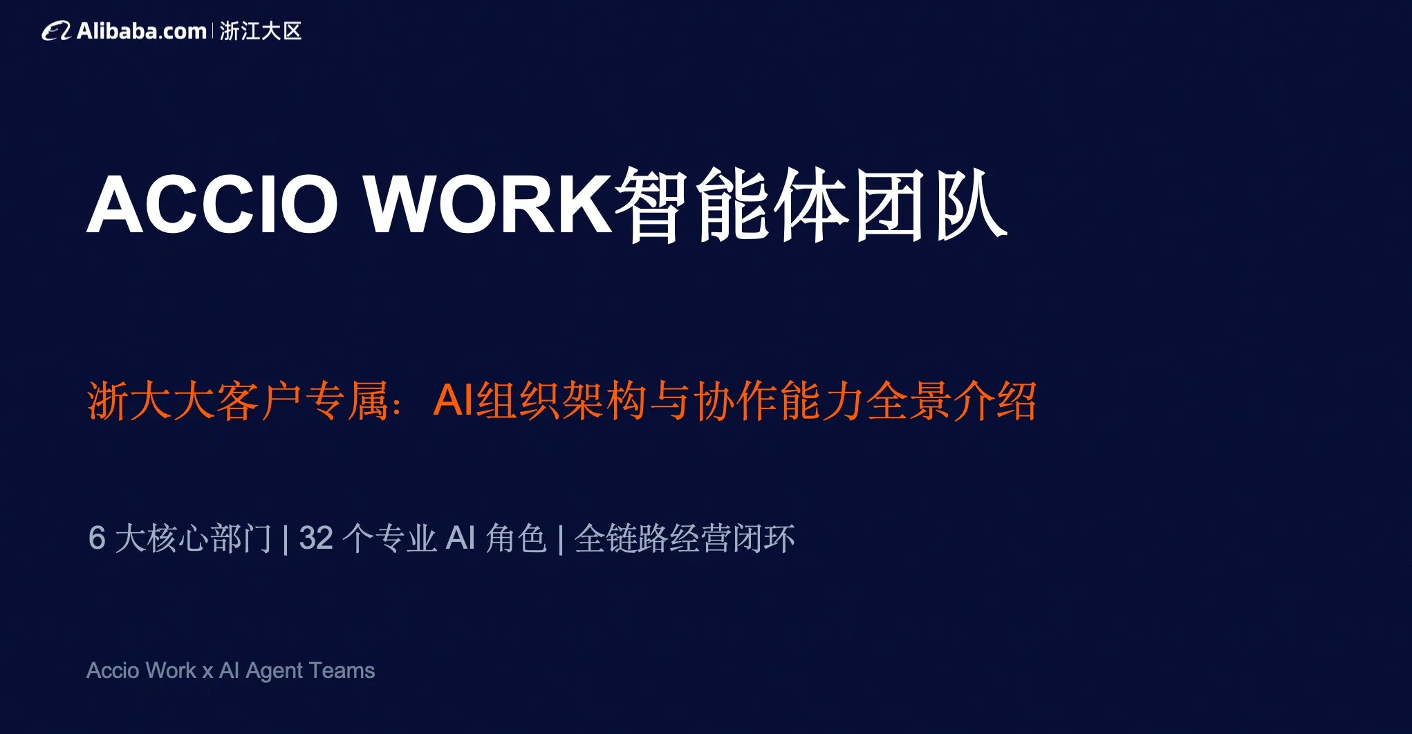 ACCIO WORK智能体团队介绍