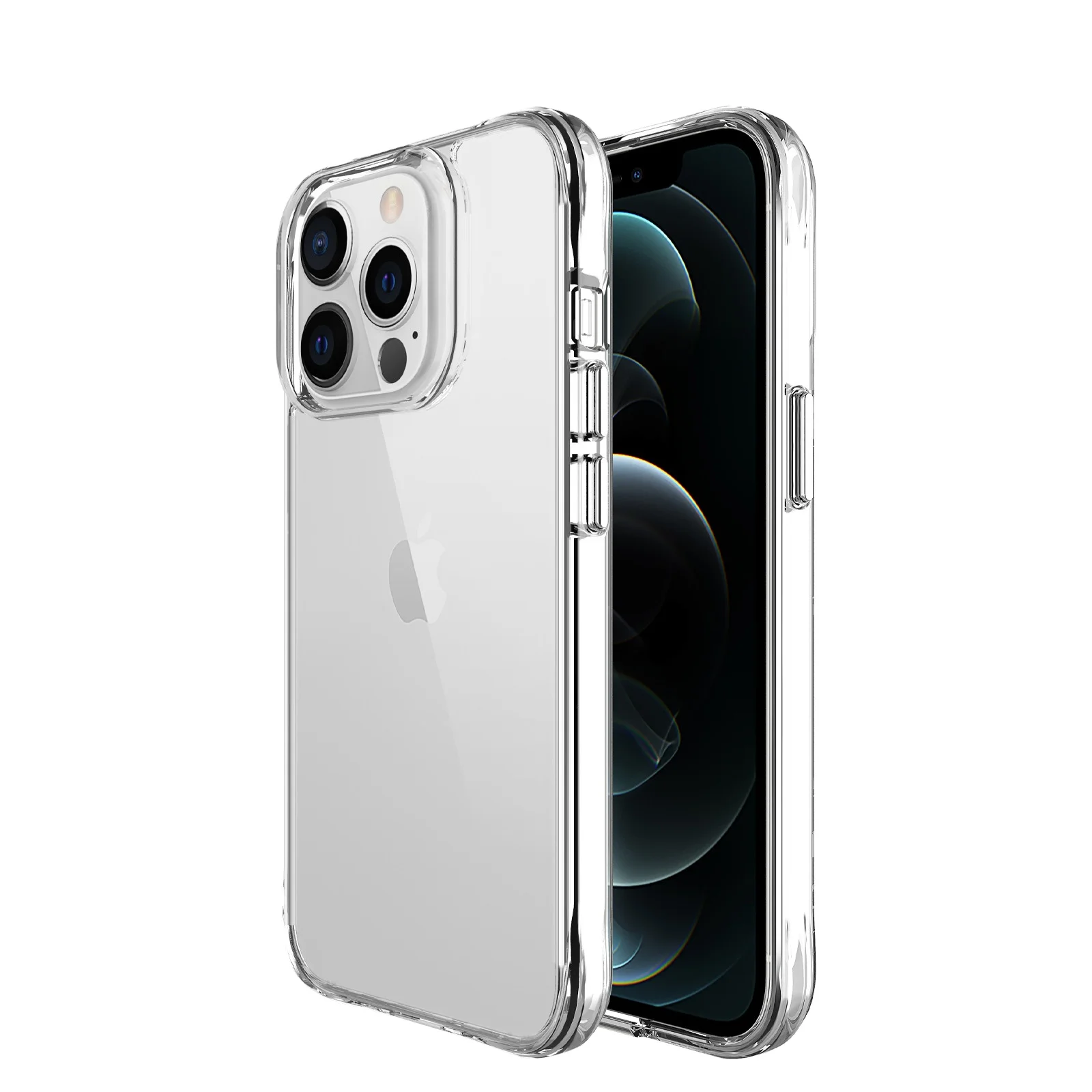 

2021 Ultra Clear Case for iPhone 13 Non-Yellowing Slim TPU+ PC Phone Case Shockproof Air Bags for iPhone 13 Pro Anti-drop Case