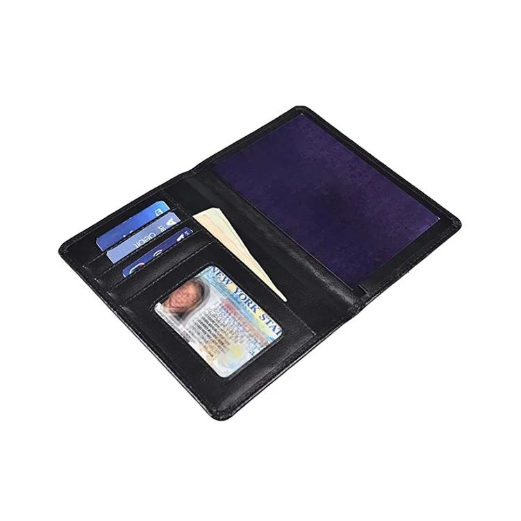 

High Quality Causal Convenient Organizer Bifold Travel Passport Cover Holder, Customized color