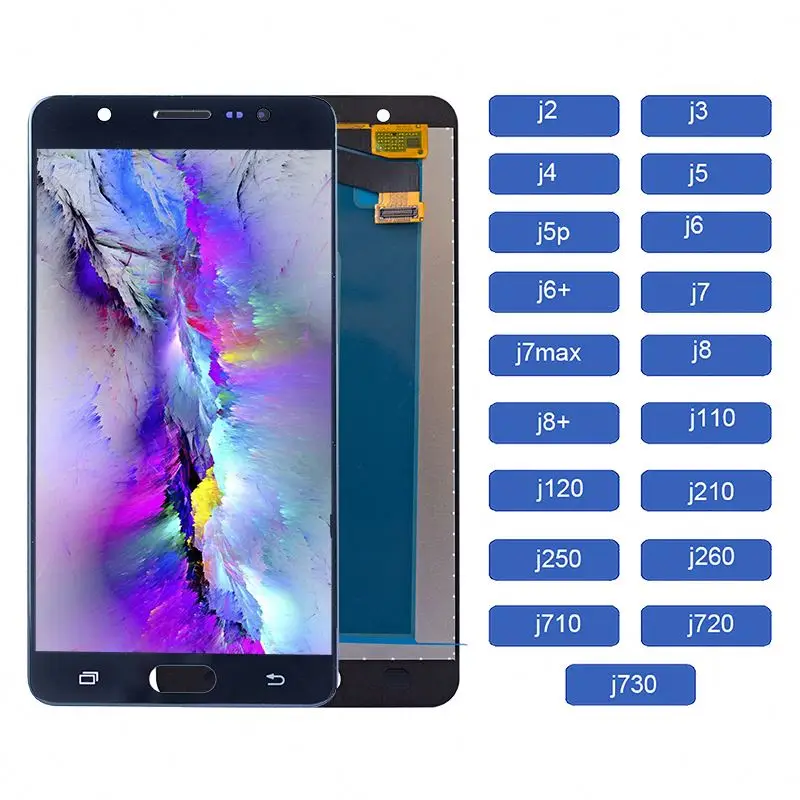 

5.5 Inch Lcd Screen For Samsung Galaxy J7max Mobile Phone Lcd Display Touch Screen, Black/gold