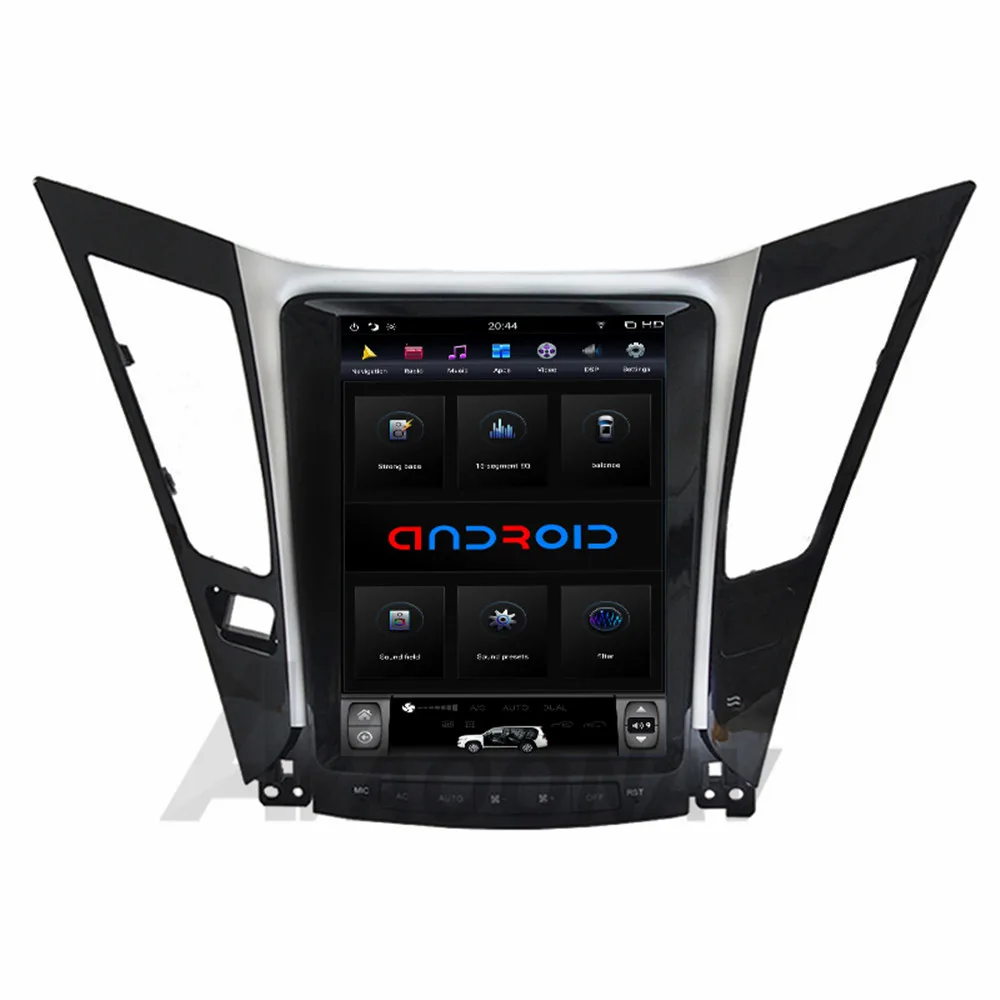 

AOONAV 10.4 inch 2 din radio IPs vertical screen for Hyundai Sonata 2012-2014 car DVD player GPS navigation multimedia player, Black