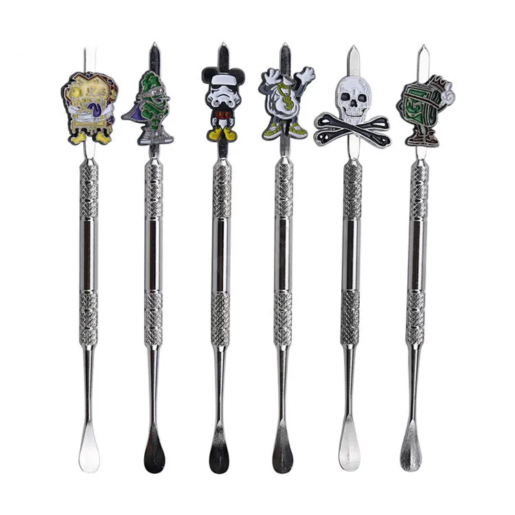 

zinc alloy badge dabs tool weed accessories smoking concentrate wax dabber
