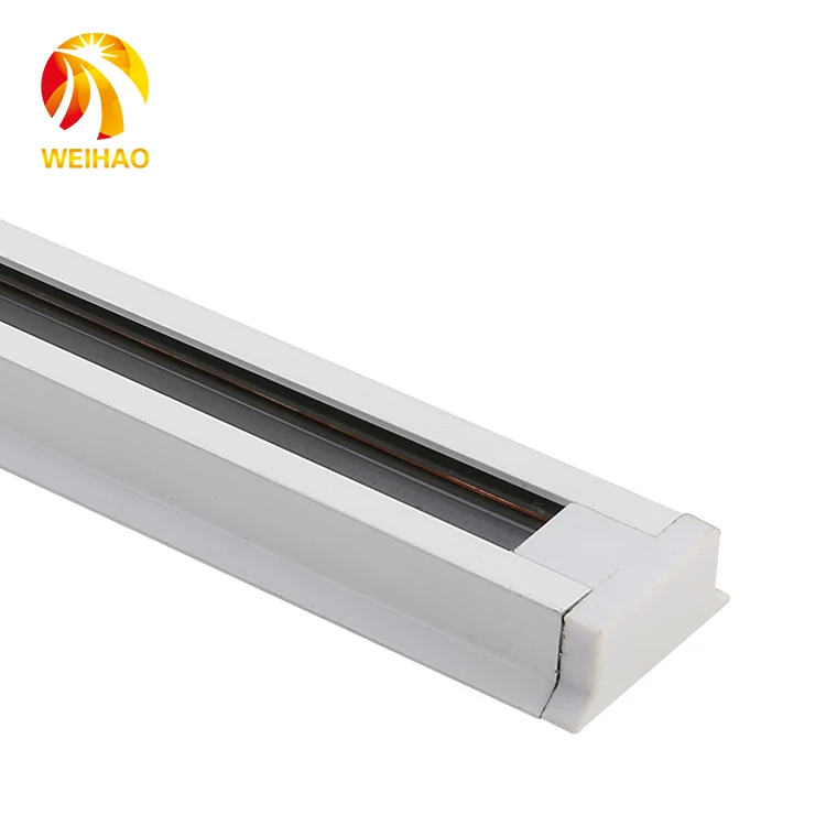 
2020 new product shop stage 2m 1.5m 1m 2 wire modern rail track light system 