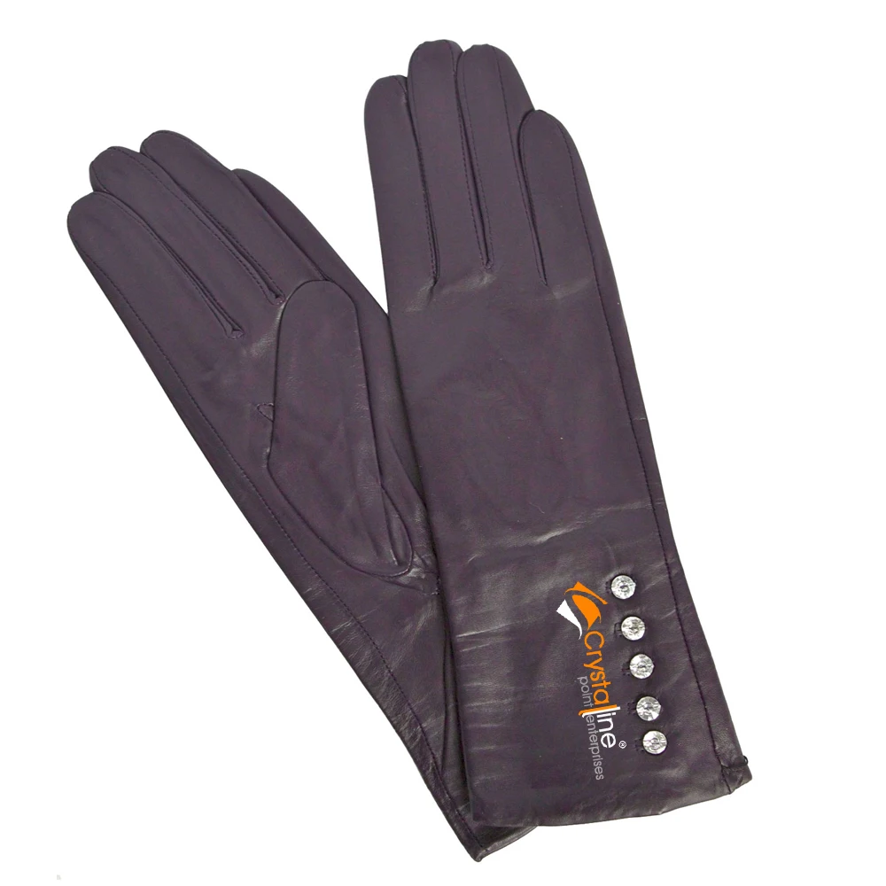 
New Design Cheap Price Women Fashion Wear Soft Leather Winter Dressing Gloves 