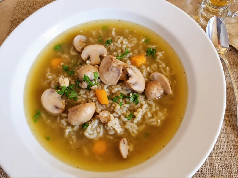 Perfect Chicken Rice Mushroom Soup Recipe: Easy & Flavorful