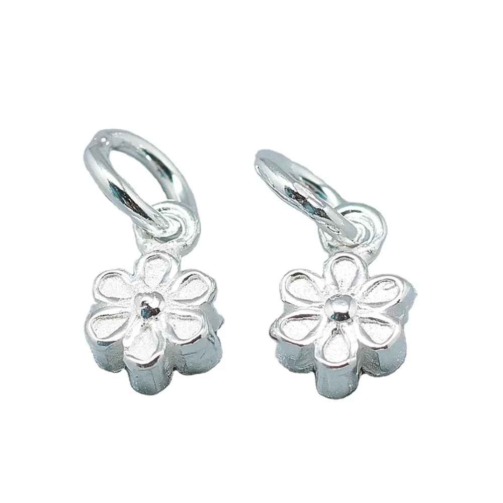 

PandaHall Flower Big Jump Ring 925 Sterling Silver Charms